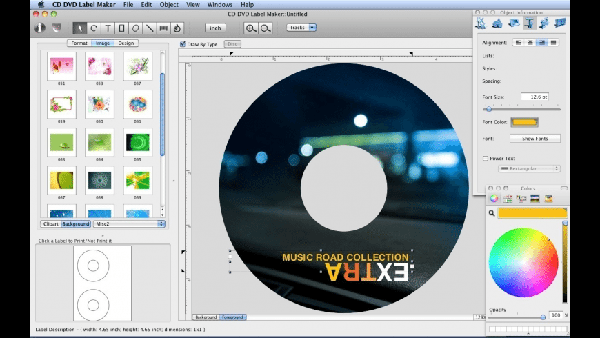 free jewel case insert template for mac